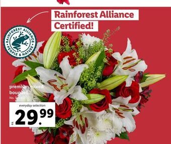 Lidl Premium mixed bouquet offer
