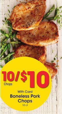 Kroger Boneless pork chops offer