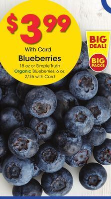 Kroger Blueberries offer