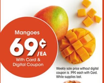 Kroger Mangoes offer