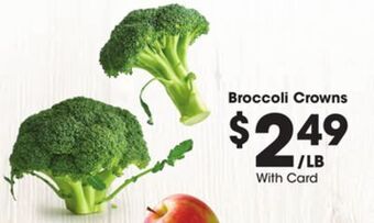Kroger Broccoli crowns offer