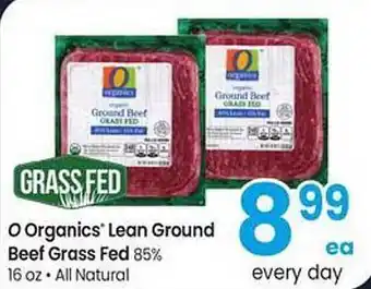 Albertsons O organics lean ground beef grass fed offer