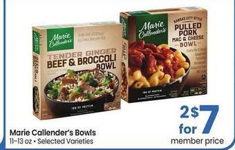Albertsons Marie callender's bowls offer