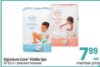Albertsons Signature care kiddie ups offer