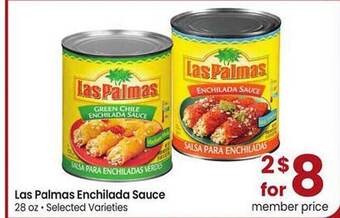 Albertsons Las palmas enchilada sauce offer
