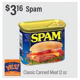 Commissary Spam classic canned meat offer
