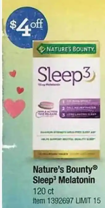 Costco Nature's bounty sleep melatonin offer