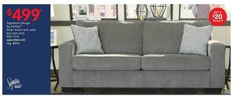 JC Penney Signature design by ashley altari track-arm sofa offer