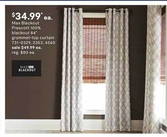 JC Penney Max blackout prescott 100% blackout 84 offer