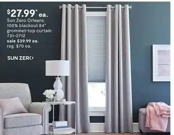 JC Penney Sun zero orleans100% blackout 84 offer