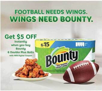 Publix Bounty 6 double plus rolls offer