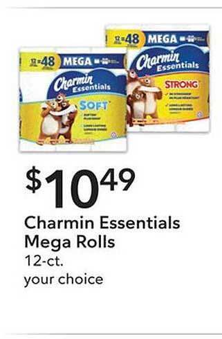 Publix Charmin essentials mega rolls offer