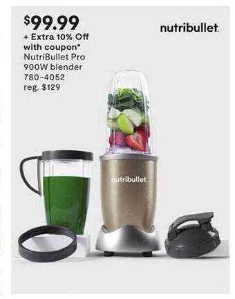 JC Penney Nutribullet pro 900w blender offer