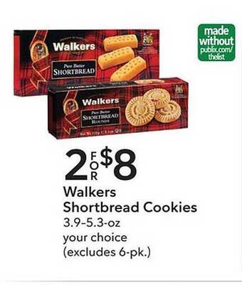 Publix Walkers shortbread cookies offer