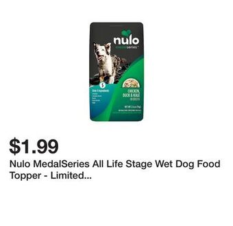 Petsmart Nulo medalseries all life stage wet dog food topper - limited ingredient, 2.8 oz. offer