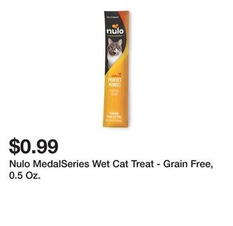 Petsmart Nulo medalseries wet cat treat - grain free, 0.5 oz. offer