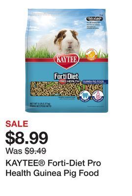 Petsmart Kaytee® forti-diet pro health guinea pig food offer