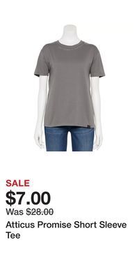 Kohl's Atticus promise short sleeve tee offer