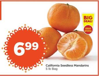 Food 4 Less California seedless mandarins offer