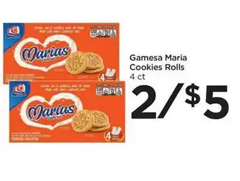 Gamesa maria cookies rolls