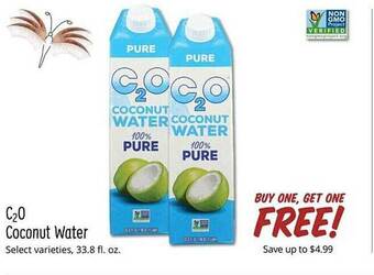 Sprouts Farmers Market C2o coconut water offer
