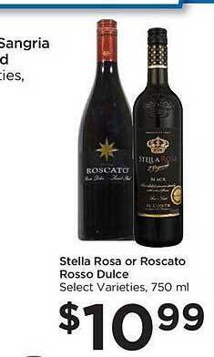 Food 4 Less Stella rosa or roscato rosso dulce offer