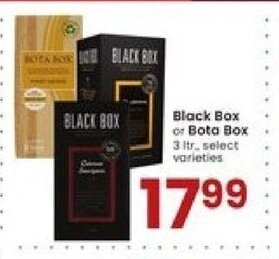 Albertsons Black Box or Bota Box 3 ltr. offer