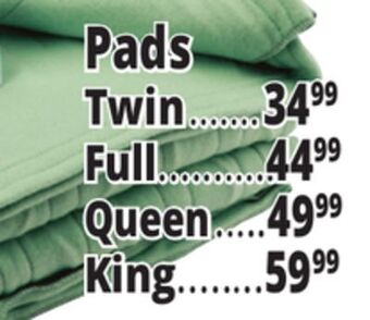 Ocean State Job Lot Mattress pads offer