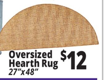 Ocean State Job Lot Oversized hearth rug offer
