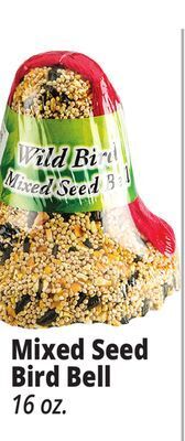 Ocean State Job Lot Mixed seed bird bell offer