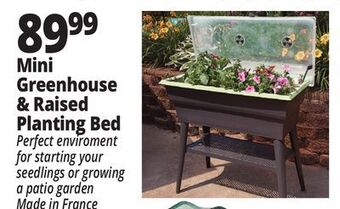 Ocean State Job Lot Mini greenhouse & raised planting bed offer
