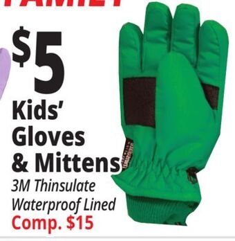 Ocean State Job Lot Kids' gloves & mittens offer