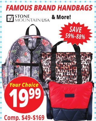 Ocean State Job Lot Famous brand handbags offer