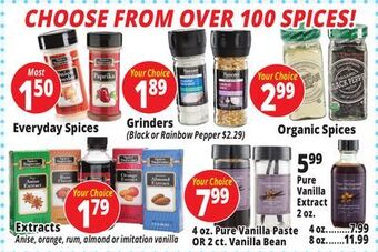 Ocean State Job Lot Choose from over 100 spices! offer