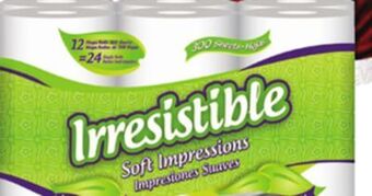 Ocean State Job Lot Irresistible bath tissue offer