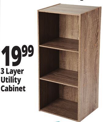 Ocean State Job Lot 3 layer utility cabinet offer
