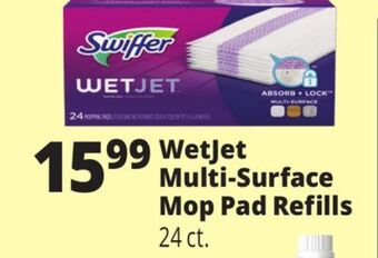 Ocean State Job Lot Wetjet multi-surface mop pad refills offer