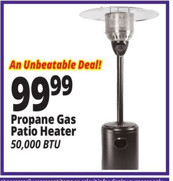 Ocean State Job Lot Propane gas patio heater offer