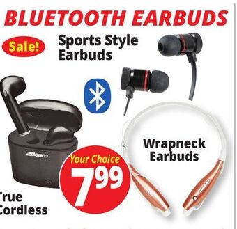 Ocean State Job Lot Bluetooth earbuds offer