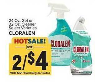 Food Lion Gel or cleaner cloralen offer