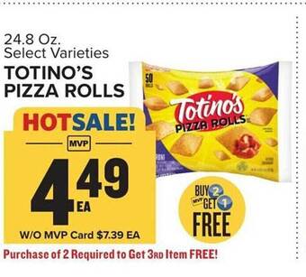 Food Lion Totino's pizza rolls offer