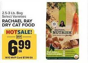 Food Lion Rachael ray dry cat food offer