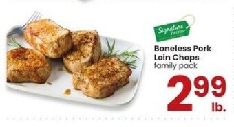 Albertsons Boneless Pork Loin Chops offer