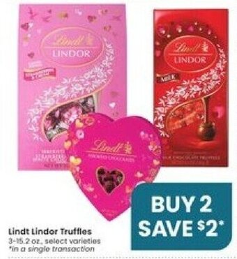 Albertsons Lindt Lindor Truffles offer