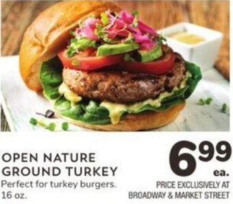 Albertsons Open Nature Ground Turkey 16 oz offer