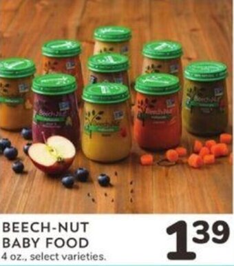 Albertsons Beech-Nut Baby Food offer