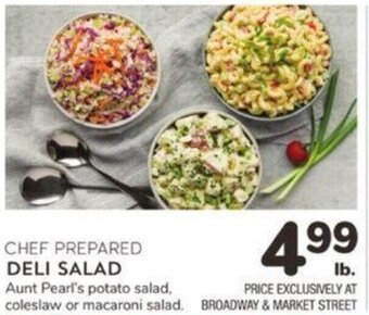Albertsons Chef Prepared Deli Salad offer