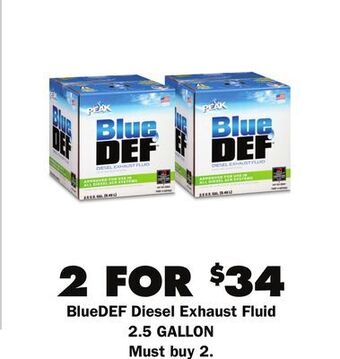 Advance Auto Parts Bluedef diesel exhaust fluid offer