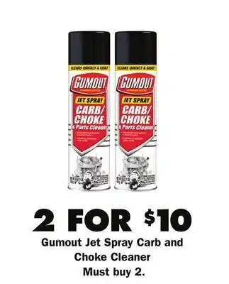 Jet spray carb and choke cleaner