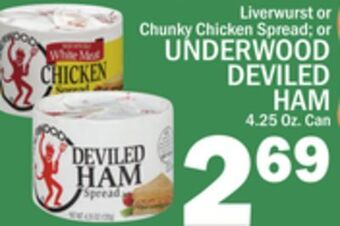 C Town Underwood deviled ham offer